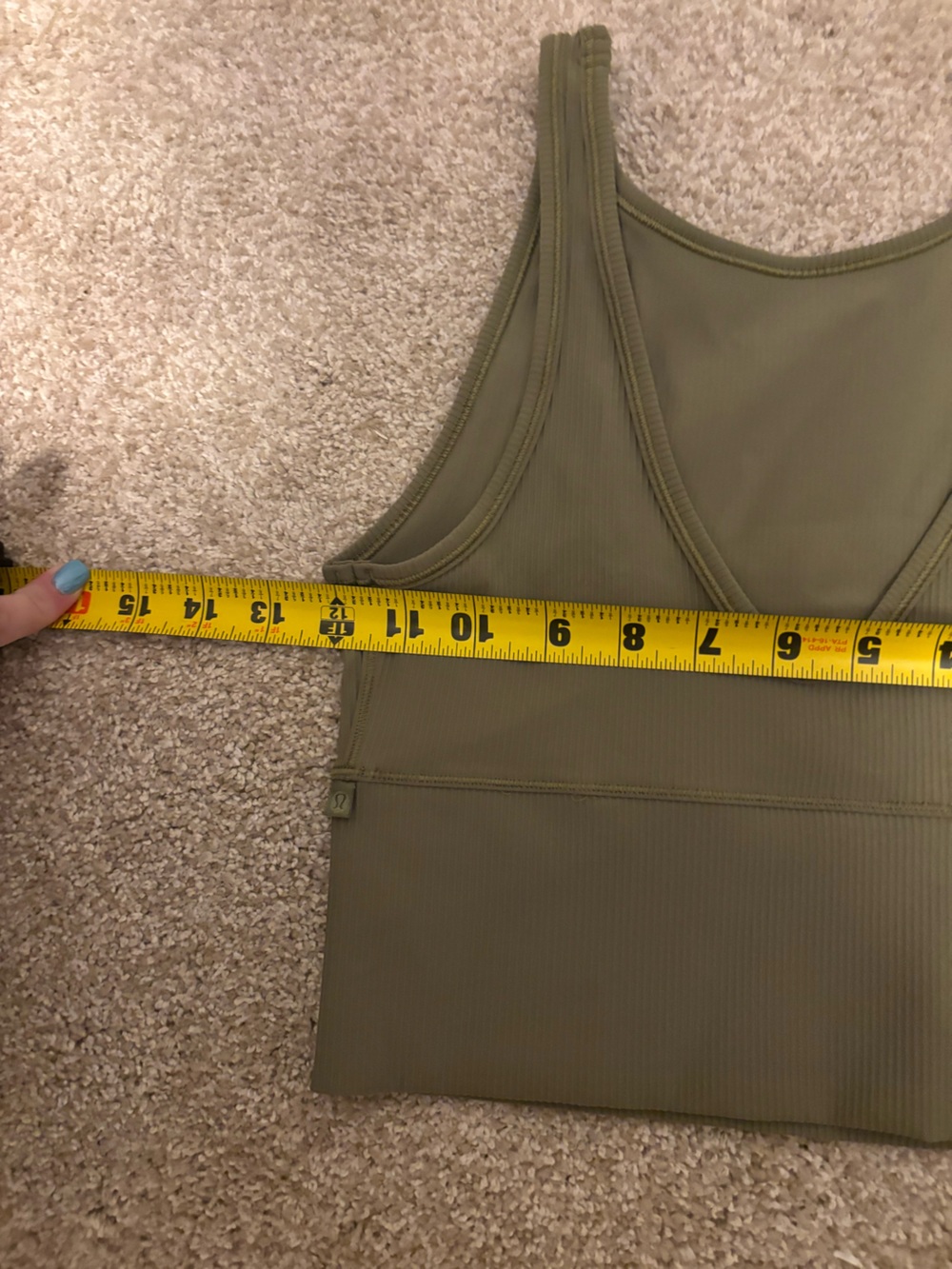 lululemon Power Pivot Ribbed Tank Top 4 - Picture 7 of 11